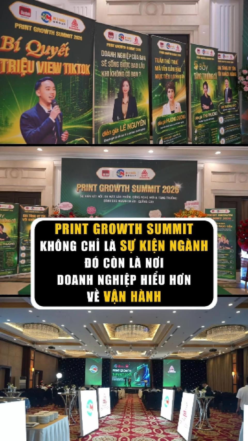 Sự kiện Print Growth Summit của In 3 Miền