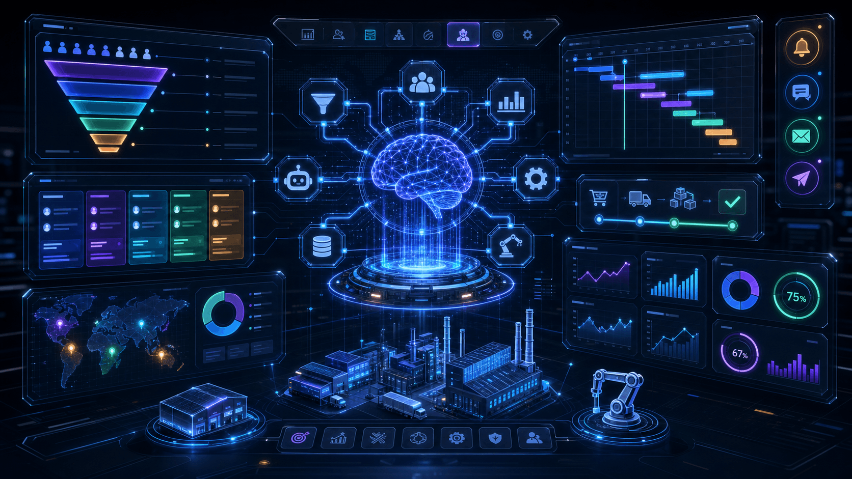 AI / CRM command center