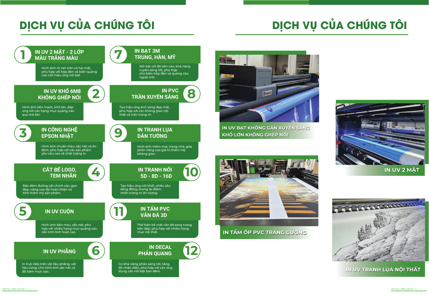 Dịch vụ In 3 Miền